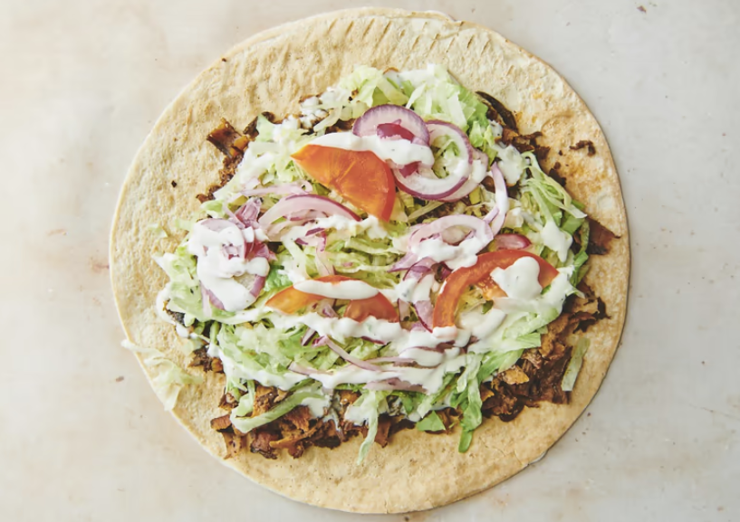 Durum rullet med frisk fyld - MS Kebab